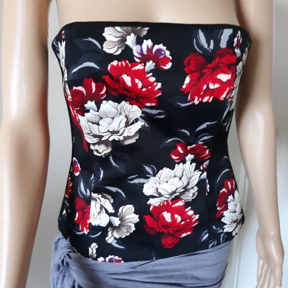 White House Black Market Strapless Bustier